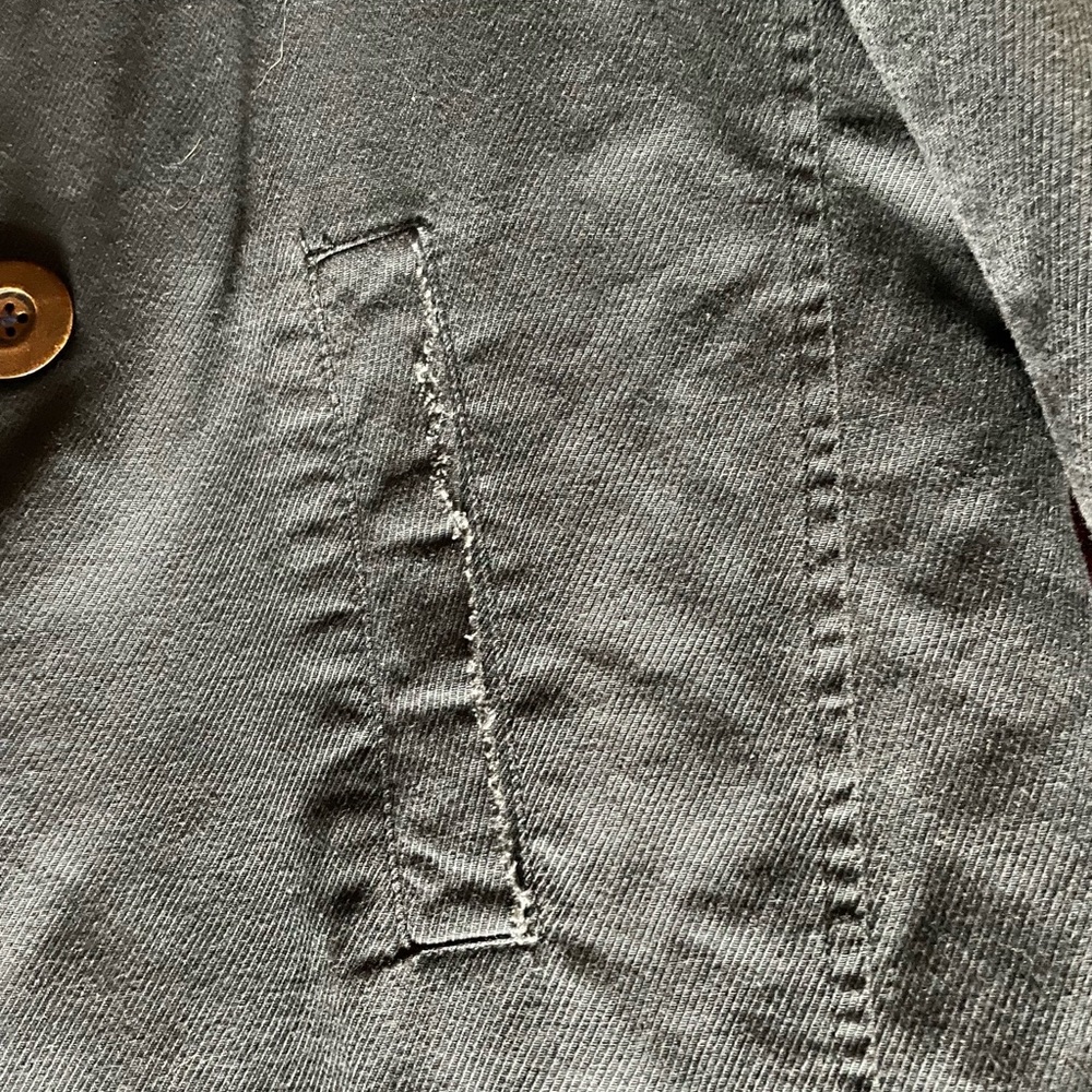 Men’s jacket, pea coat style, cotton cloth, quilted lining. - Picture 6 of 8